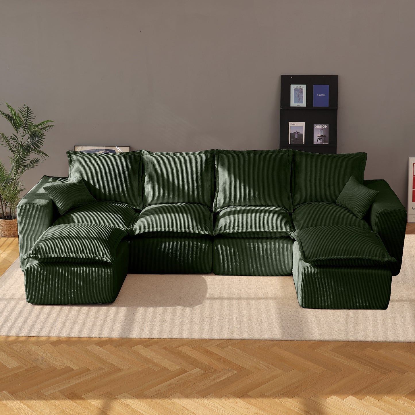 Modern Upholstered Sofa (U)
