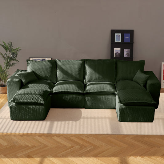 Modern Upholstered Sofa (U)