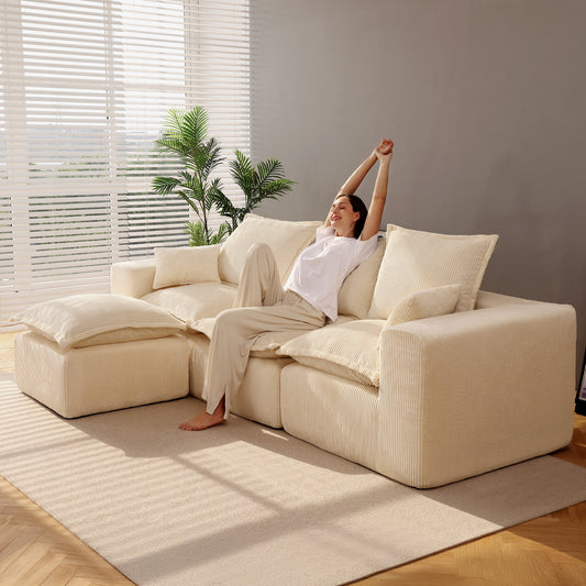 Modern Upholstered Sofa (L)