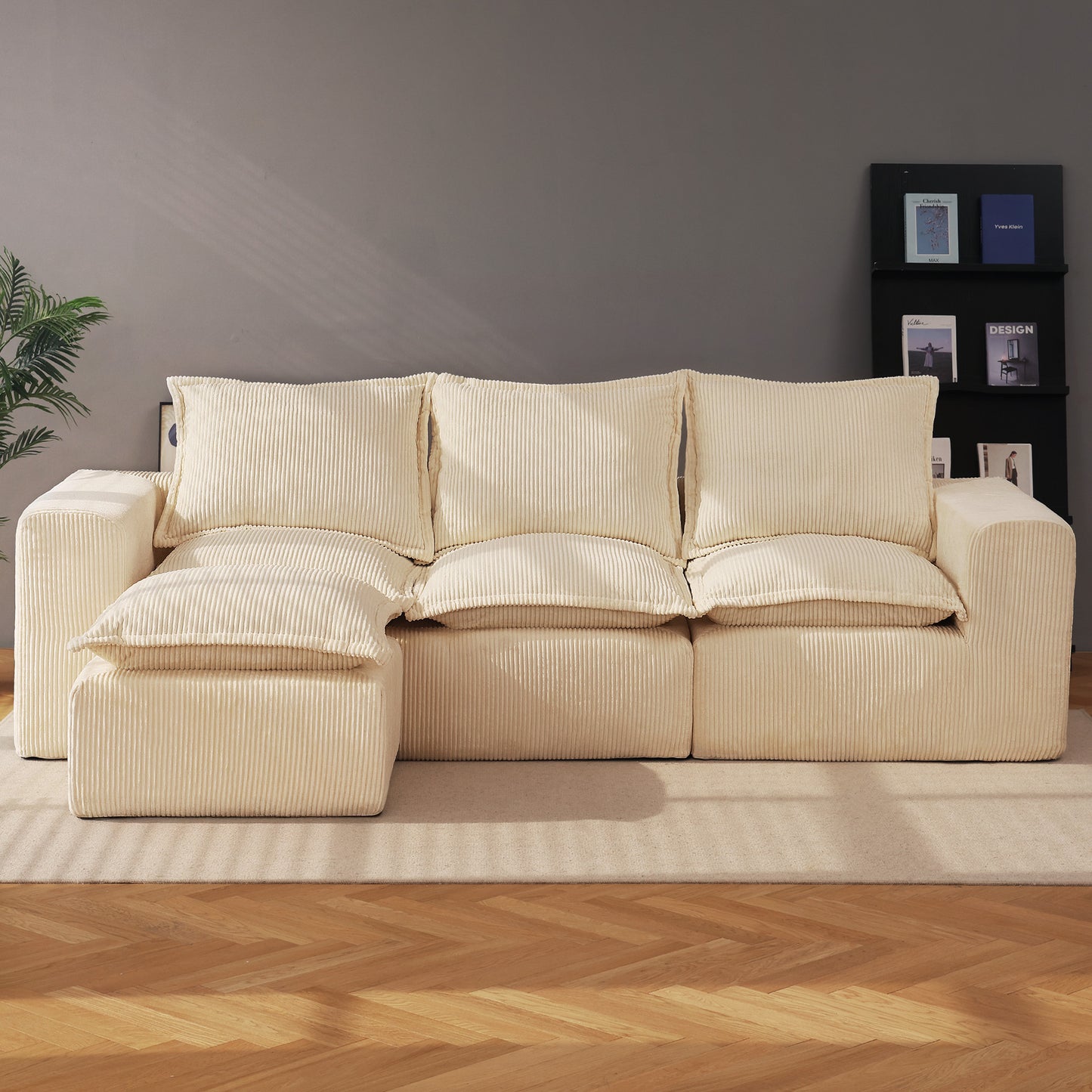 Modern Upholstered Sofa (L)