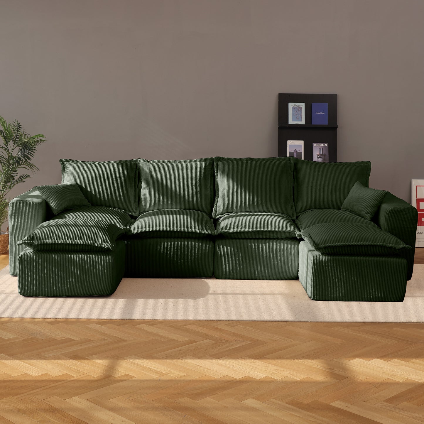 Modern Upholstered Sofa (U)