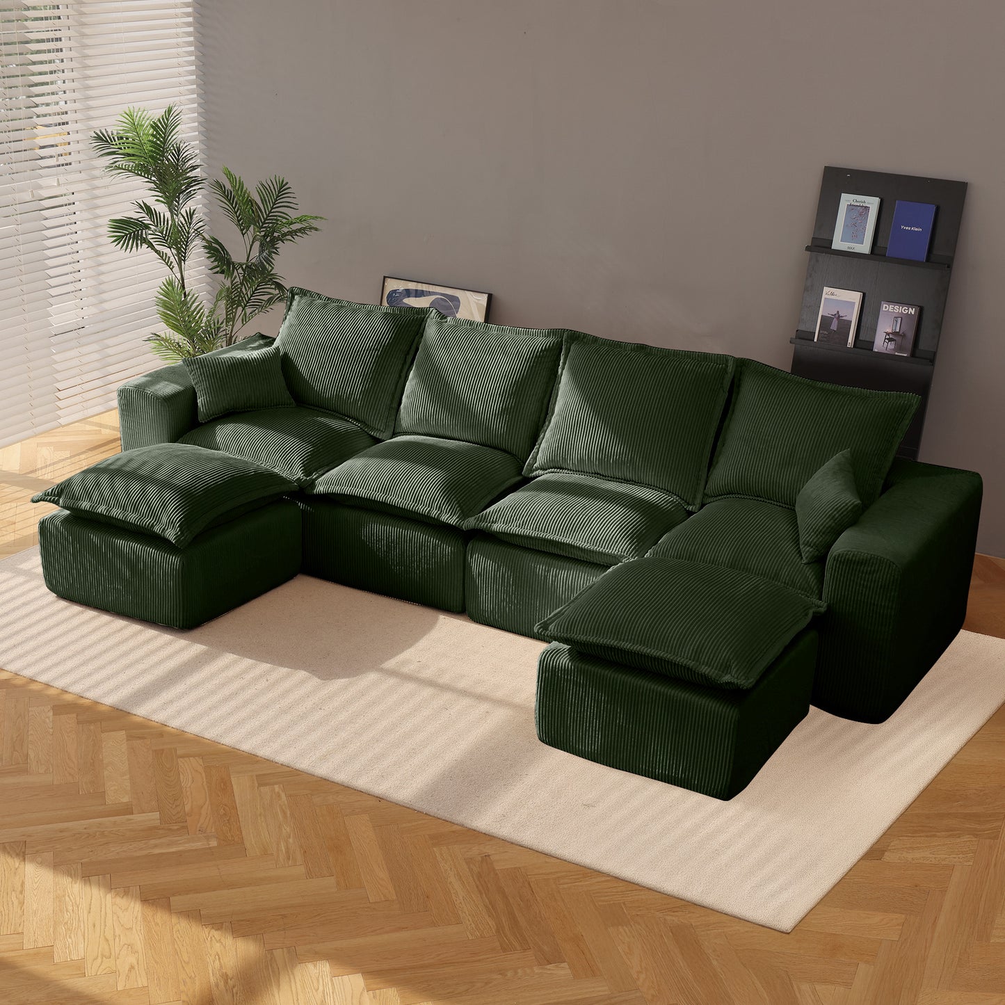 Modern Upholstered Sofa (U)